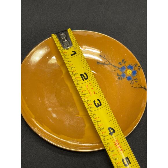 Set of 4 Vintage Hand-Painted Lusterware Demitasse Teacups & Saucers – Japan - Picture 12 of 13